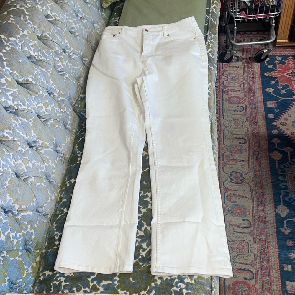 Size 12 Liz Claiborne White Jeans